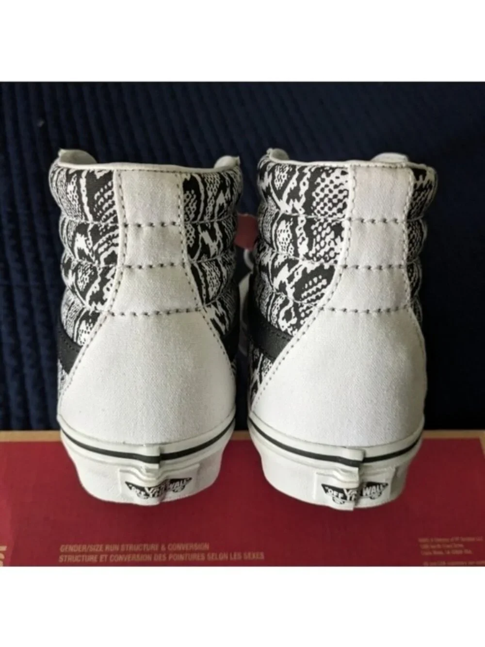 Vans Off The Wall Sk8-Hi ‘Python’ Womens 5.5 VN0A4U3CWTQ 0826